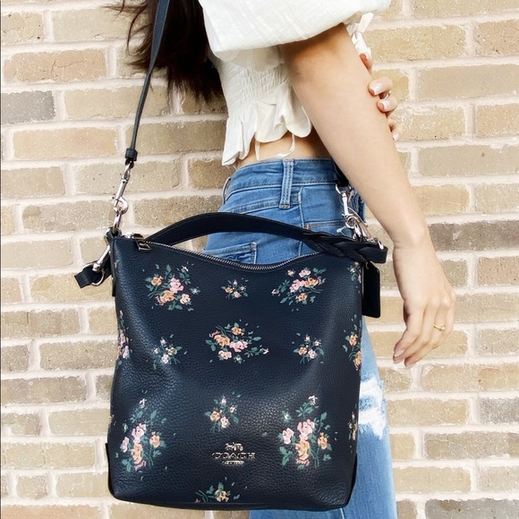 👜💞Coach Duffle Rose Shoulder Bag Crossbody